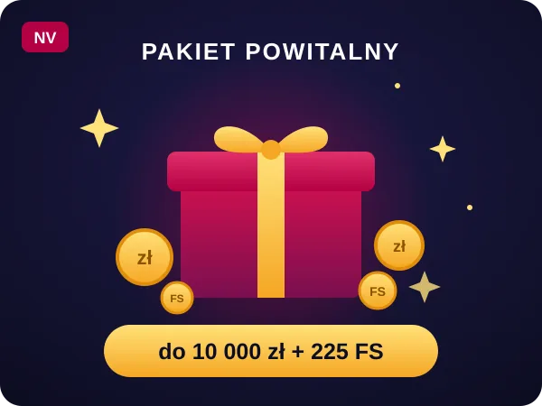 NV Casino bonus powitalny